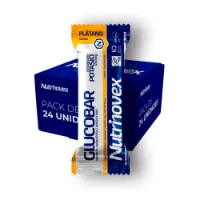 Nutrinovex Glucobar Energibar Låda Banan 35g 24 Enheter Nutrinovex Glucobar Energibar Låda Banan 35g 24 Enheter