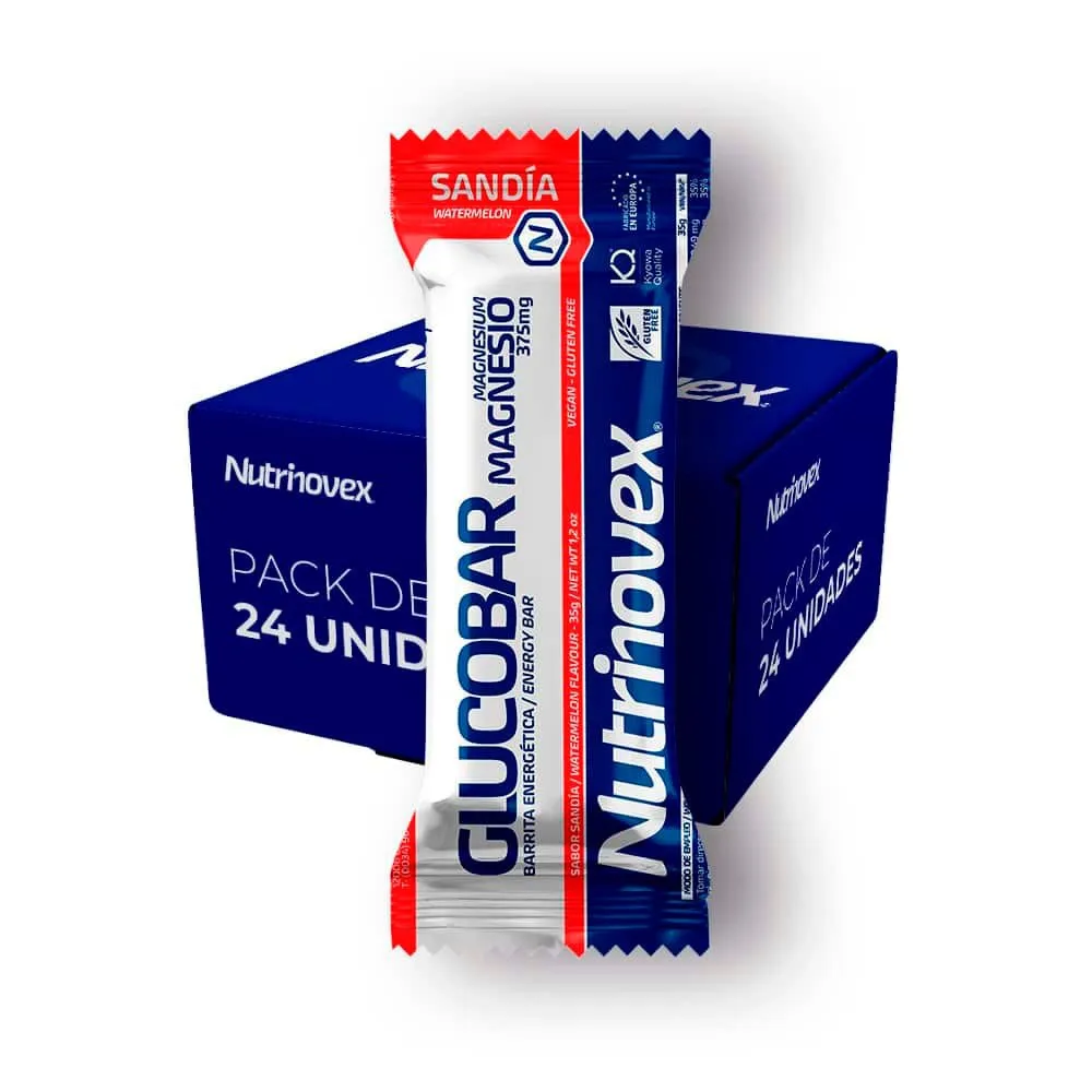 Nutrinovex Glucobar Energibar Låda Vattenmelon 35g 24 Enheter, Clear, One Size Nutrinovex Glucobar Energibar Låda Vattenmelon 35g 24 Enheter, Clear, One Size