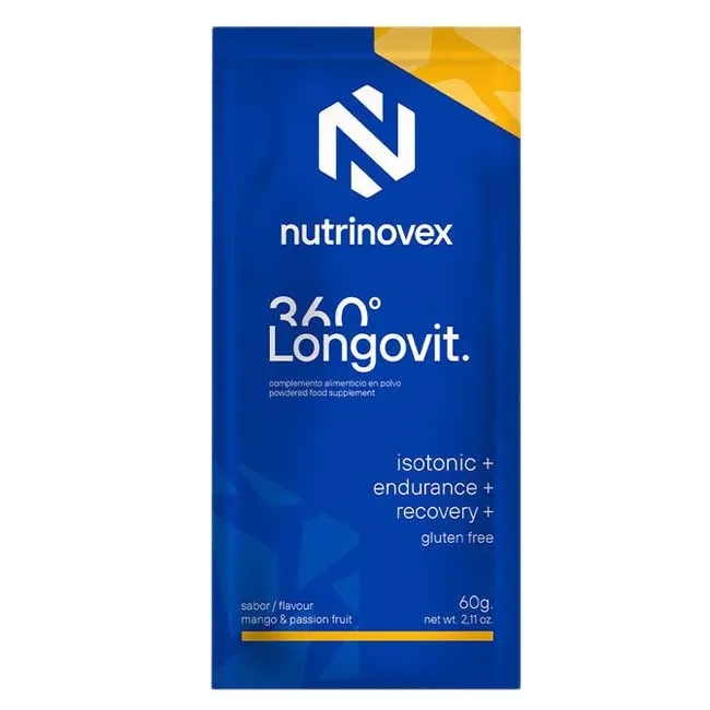 Nutrinovex Longovit 360 Och Endosförpackning Passionsfrukt Mango 60g 12 Enheter, Multicolor, One Size