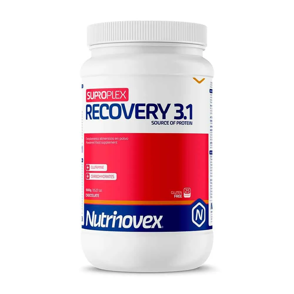 Nutrinovex Suproplex 3.1 återhämtningsdryckspulver Choklad 1kg, One size Nutrinovex Suproplex 3.1 återhämtningsdryckspulver Choklad 1kg, One size