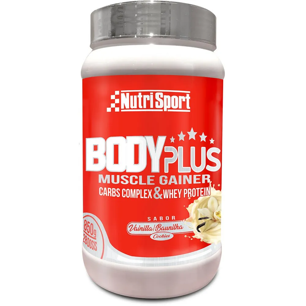 NutriSport Bodyplus Vanilj 850g, Black, One Size