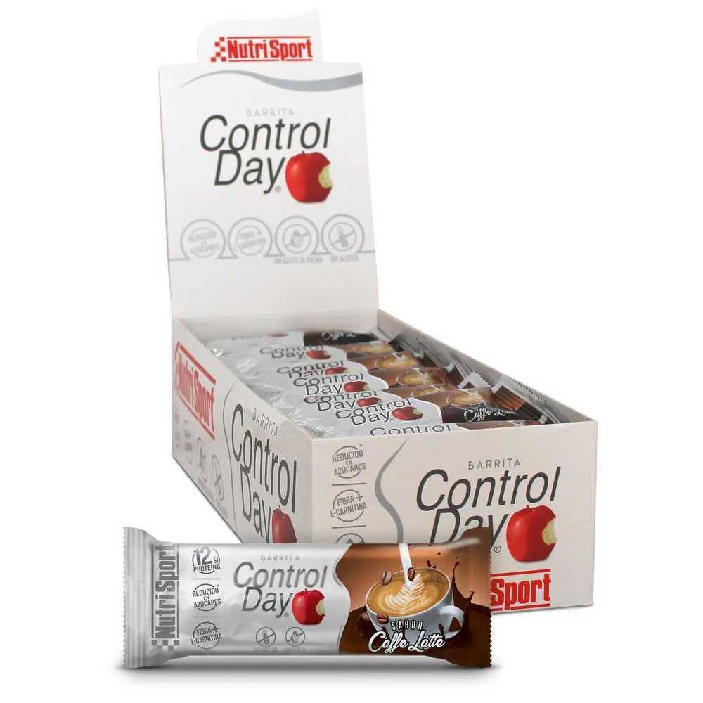 NutriSport Control Day Energibar Låda Kaffe 44g 28 Enheter, One size