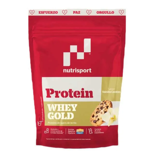 NutriSport Gold Vassleprotein Vanilj Och Kakor 500g, Multicolor, One Size