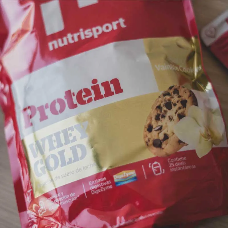 NutriSport Gold Vassleprotein Vanilj Och Kakor 500g, Multicolor, One Size