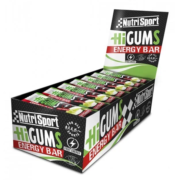 NutriSport Higums Energibar Låda Fruktig 25g 28 Enheter, One size