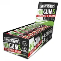 NutriSport Higums Energibar Låda Jordgubbe 25g 28 Enheter NutriSport Higums Energibar Låda Jordgubbe 25g 28 Enheter