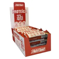 NutriSport Låda Med Proteinbars 33 % Protein Chokladkaka 44g 24 Enheter