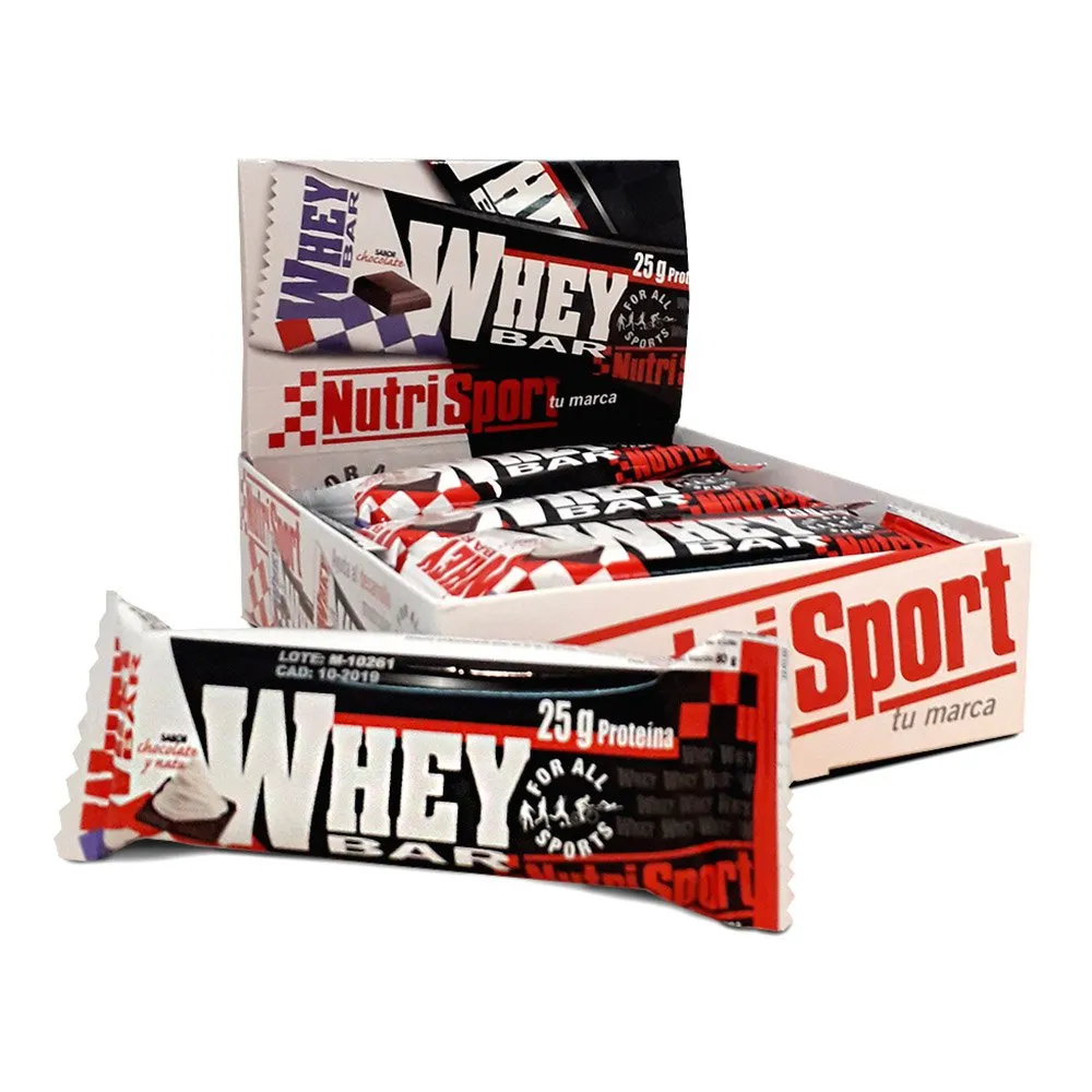 NutriSport Låda Med Vassleproteinbarer Grädde 12 Enheter, Multicolor, One Size NutriSport Låda Med Vassleproteinbarer Grädde 12 Enheter, Multicolor, One Size