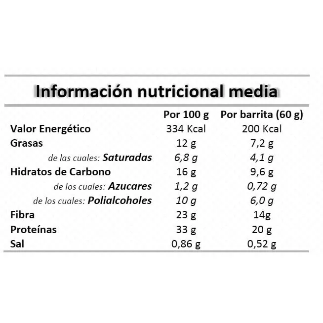 NutriSport Low Carb Energibar Låda Chokladkaka 60g 16 Enheter, One size