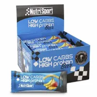 NutriSport Low Carb High Proteinbarslåda Banan Och Mango 16 Enheter NutriSport Low Carb High Proteinbarslåda Banan Och Mango 16 Enheter