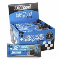 NutriSport Low Carb High Proteinbarslåda Brownie 16 Enheter NutriSport Low Carb High Proteinbarslåda Brownie 16 Enheter