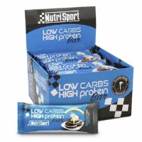 NutriSport Low Carb High Proteinbarslåda Kakor Och Grädde 16 Enheter NutriSport Low Carb High Proteinbarslåda Kakor Och Grädde 16 Enheter