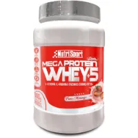 NutriSport Mega Vassleprotein Jordgubbe 900g