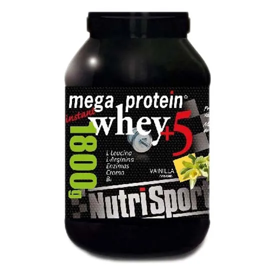 NutriSport Mega Vassleprotein Vanilj 1.8kg, Black, One Size NutriSport Mega Vassleprotein Vanilj 1.8kg, Black, One Size