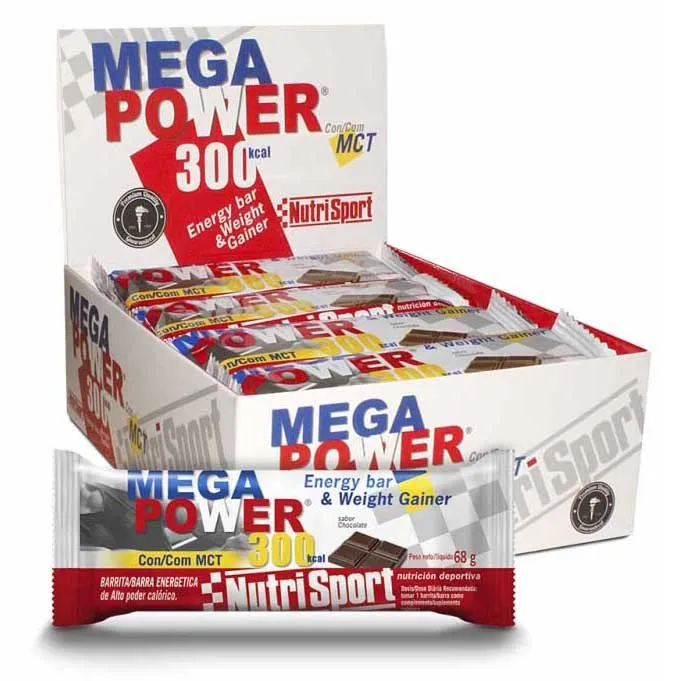 NutriSport Megapower Proteinbarslåda 12 Enheter, Brown, One Size NutriSport Megapower Proteinbarslåda 12 Enheter, Brown, One Size