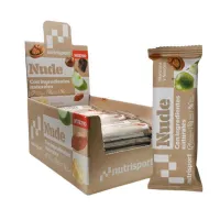 NutriSport Nude Energibar Låda Äpple Och Nötter 45g 24 Enheter NutriSport Nude Energibar Låda Äpple Och Nötter 45g 24 Enheter