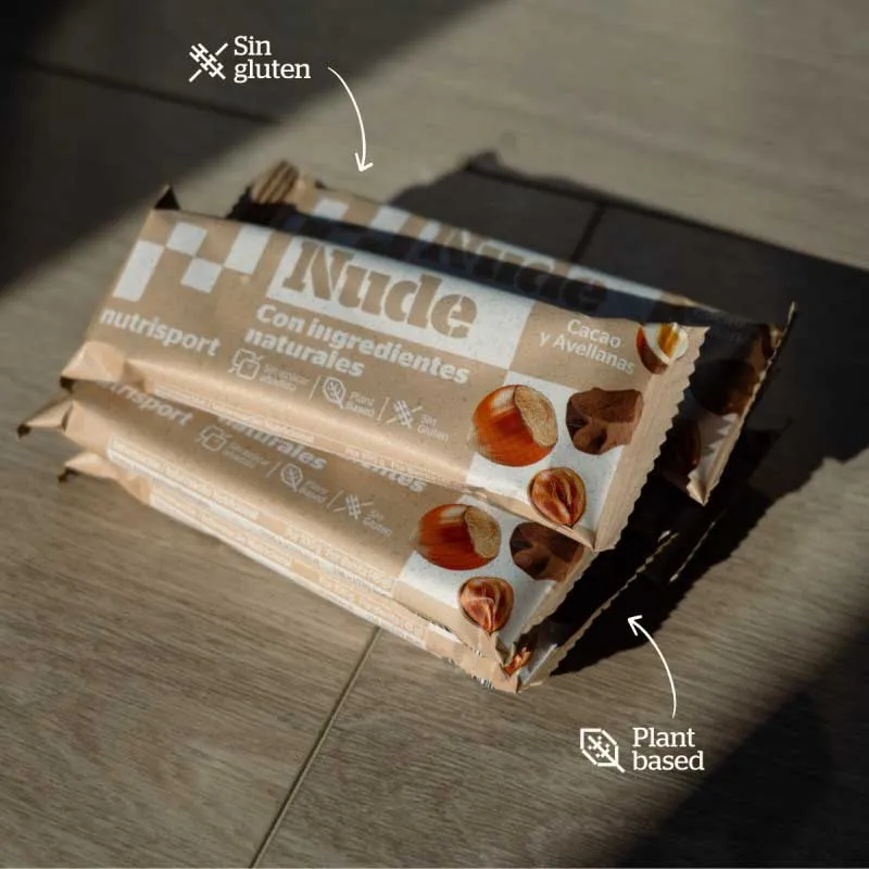 NutriSport Nude Energibar Låda Hasselnöt Och Kakao 45g 24 Enheter, Multicolor, One Size NutriSport Nude Energibar Låda Hasselnöt Och Kakao 45g 24 Enheter, Multicolor, One Size