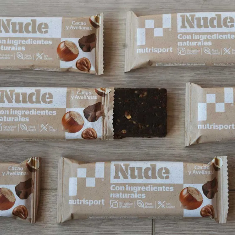 NutriSport Nude Energibar Låda Hasselnöt Och Kakao 45g 24 Enheter, Multicolor, One Size NutriSport Nude Energibar Låda Hasselnöt Och Kakao 45g 24 Enheter, Multicolor, One Size