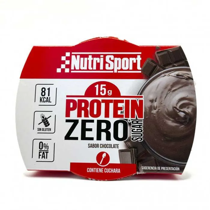 NutriSport Pudding Zero Sugar Proteinchoklad 12 Enheter, One size