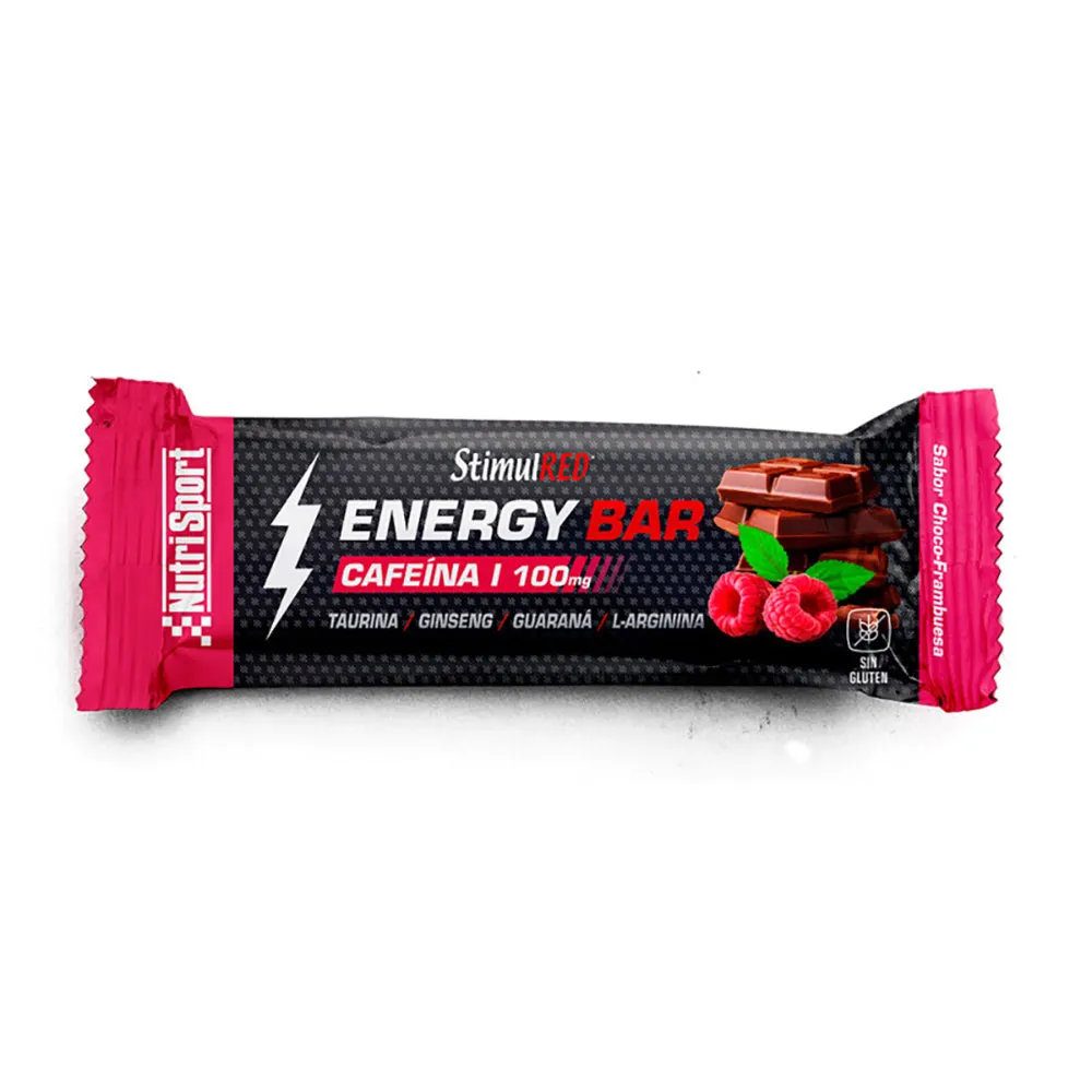 NutriSport Stimul Red Energibar Låda Choklad Och Hallon 40g 24 Enheter, One size