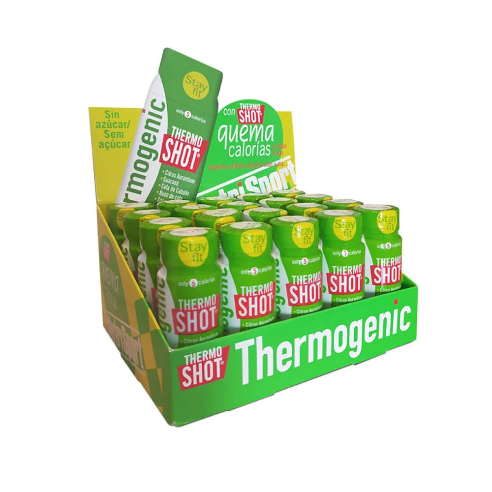 NutriSport Thermo Shot-dryckesförpackning Neutral Smak 20 Enheter, Multicolor, One Size
