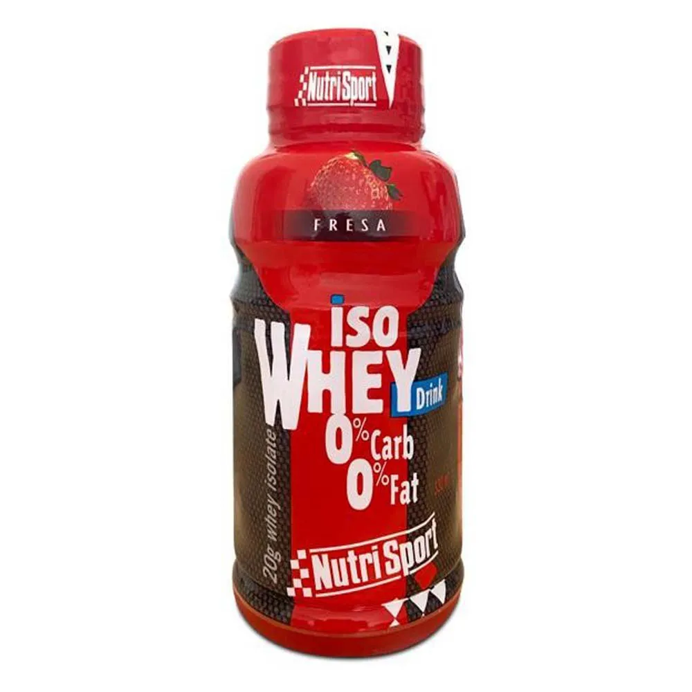 NutriSport Vassleproteinisolat Jordgubbe 330ml 12 Enheter, One size NutriSport Vassleproteinisolat Jordgubbe 330ml 12 Enheter, One size