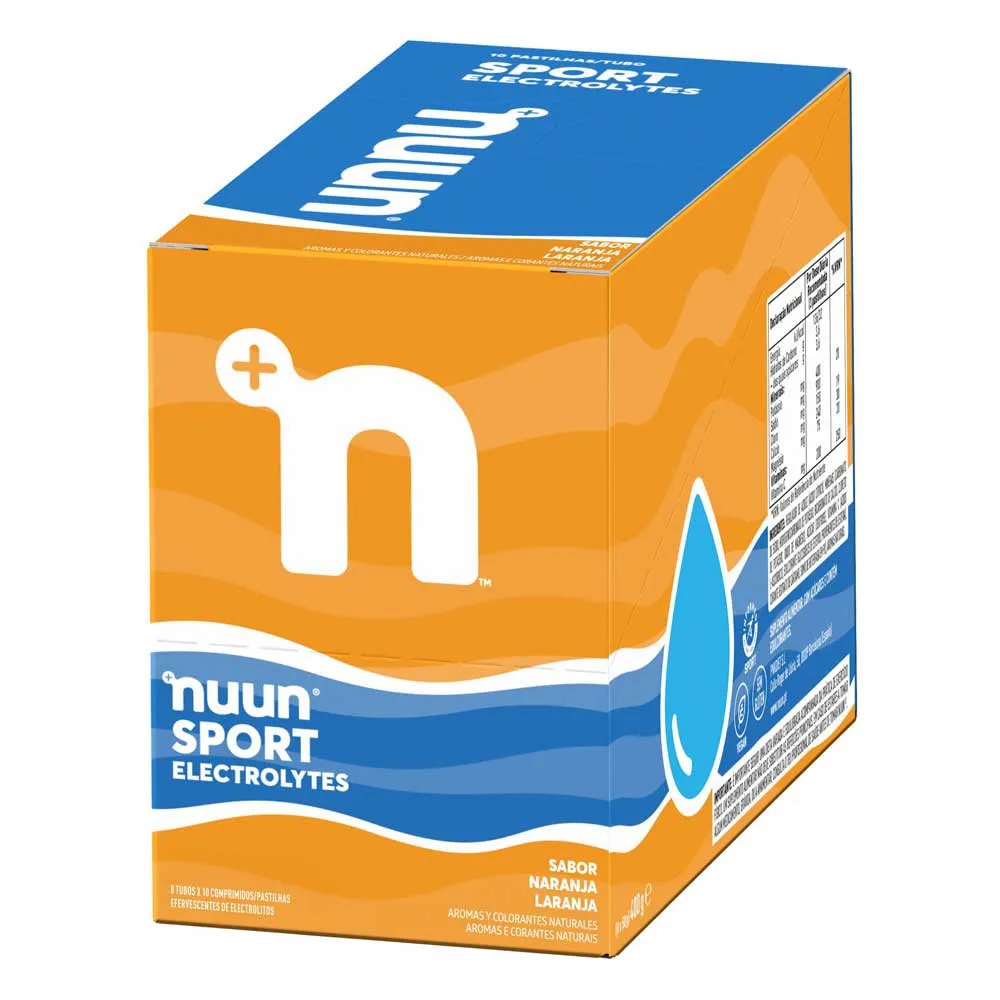 Nuun Sport Effervescent Electrolyte Tablettask Apelsin 8 Enheter, One size