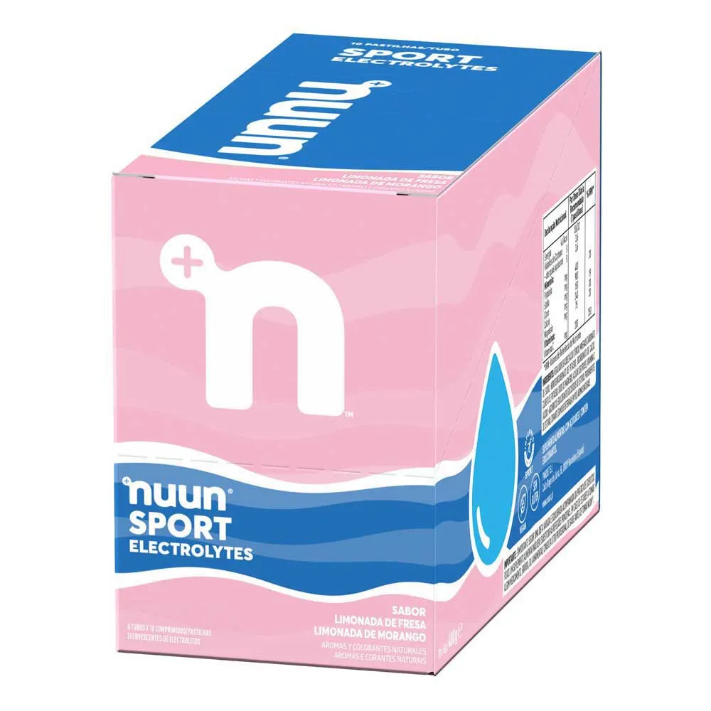 Nuun Sport Effervescent Electrolyte Tablettask Jordgubbscitronad 8 Enheter, One size Nuun Sport Effervescent Electrolyte Tablettask Jordgubbscitronad 8 Enheter, One size