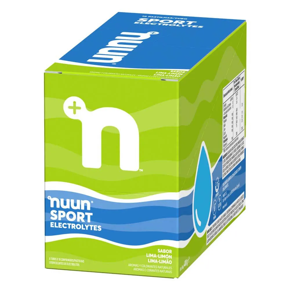 Nuun Sport Effervescent Electrolyte Tablettask Lime Och Citron 8 Enheter, One size