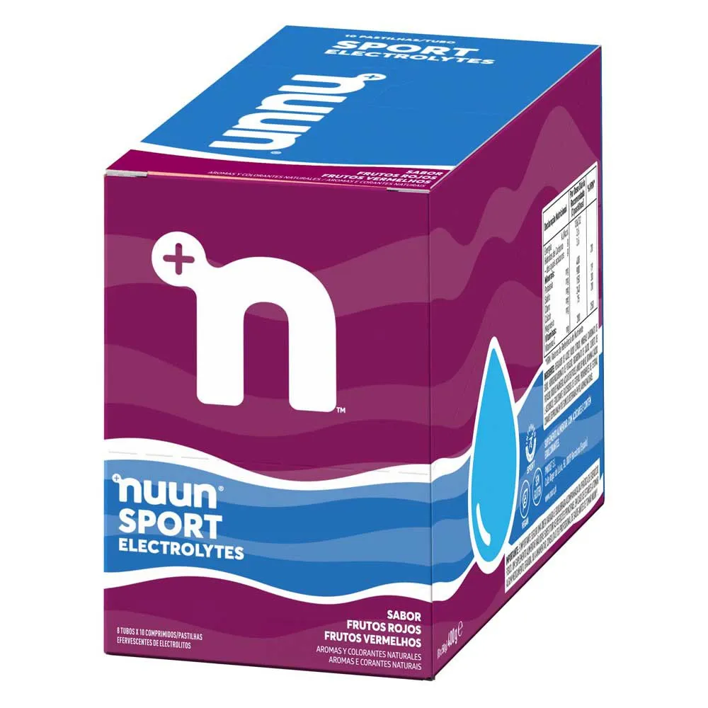 Nuun Sport Effervescent Electrolyte Tablettask Röda Frukter 8 Enheter, One size