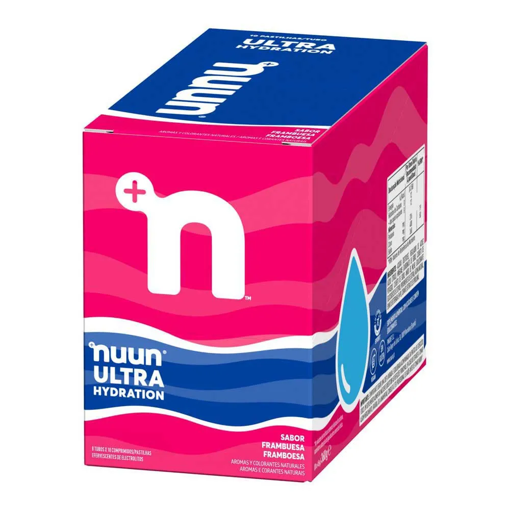 Nuun Ultra Effervescent Electrolyte Tablettask Hallon 8 Enheter, One size