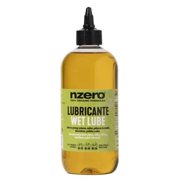 Nzero Bike Wet 500ml Smörjmedel, Yellow, One Size