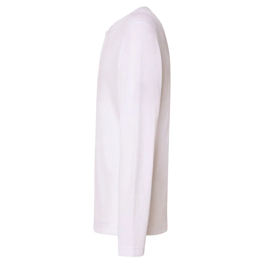 Oakley All Day Waffle Henley T-shirt Med Lång ärm, White