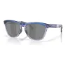 Oakley Frogskins Range Solglasögon unisex, Matte trans blue, Prizm Black/CAT3