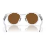 Oakley Hstn Metal Prizm Solglasögon, Matte clear, Prizm Violet/CAT3