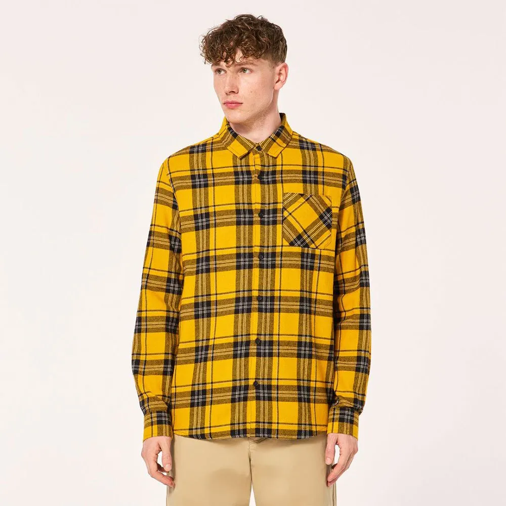 Oakley Podium Plaid Flannel Skjorta Med Långa ärmar Oakley Podium Plaid Flannel Skjorta Med Långa ärmar