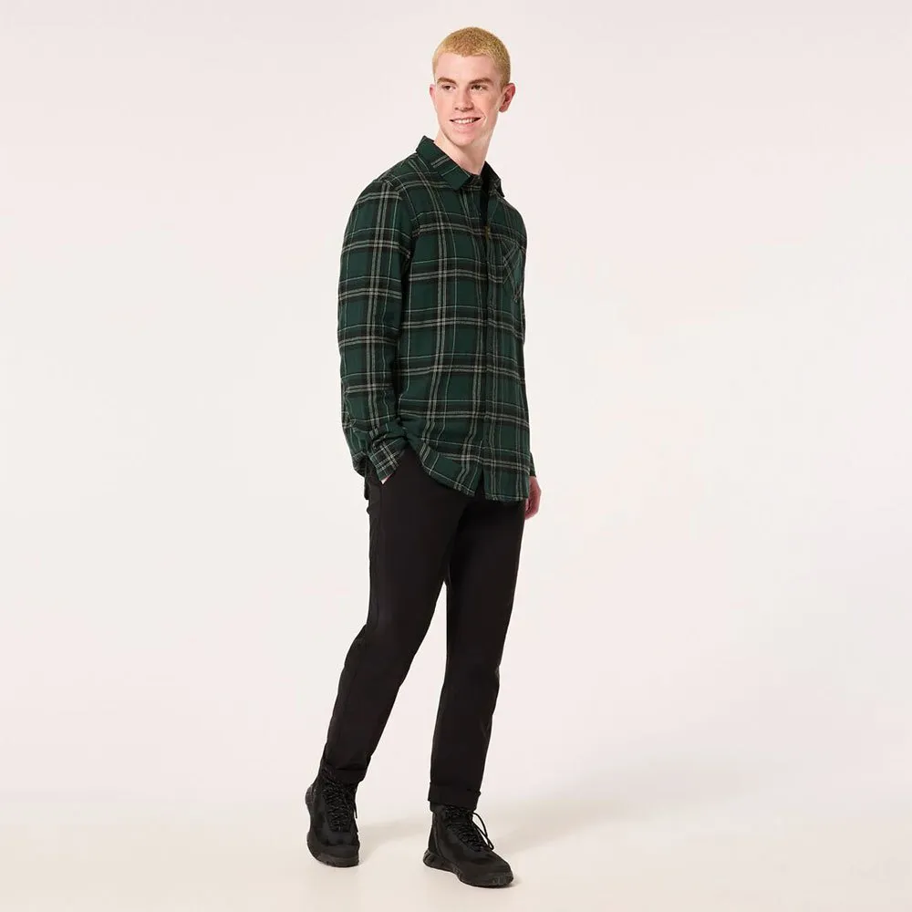 Oakley Podium Plaid Flannel Skjorta Med Långa ärmar