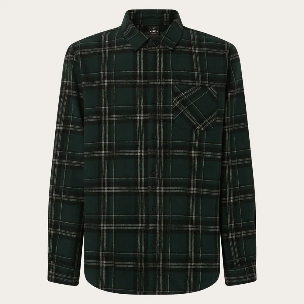 Oakley Podium Plaid Flannel Skjorta Med Långa ärmar