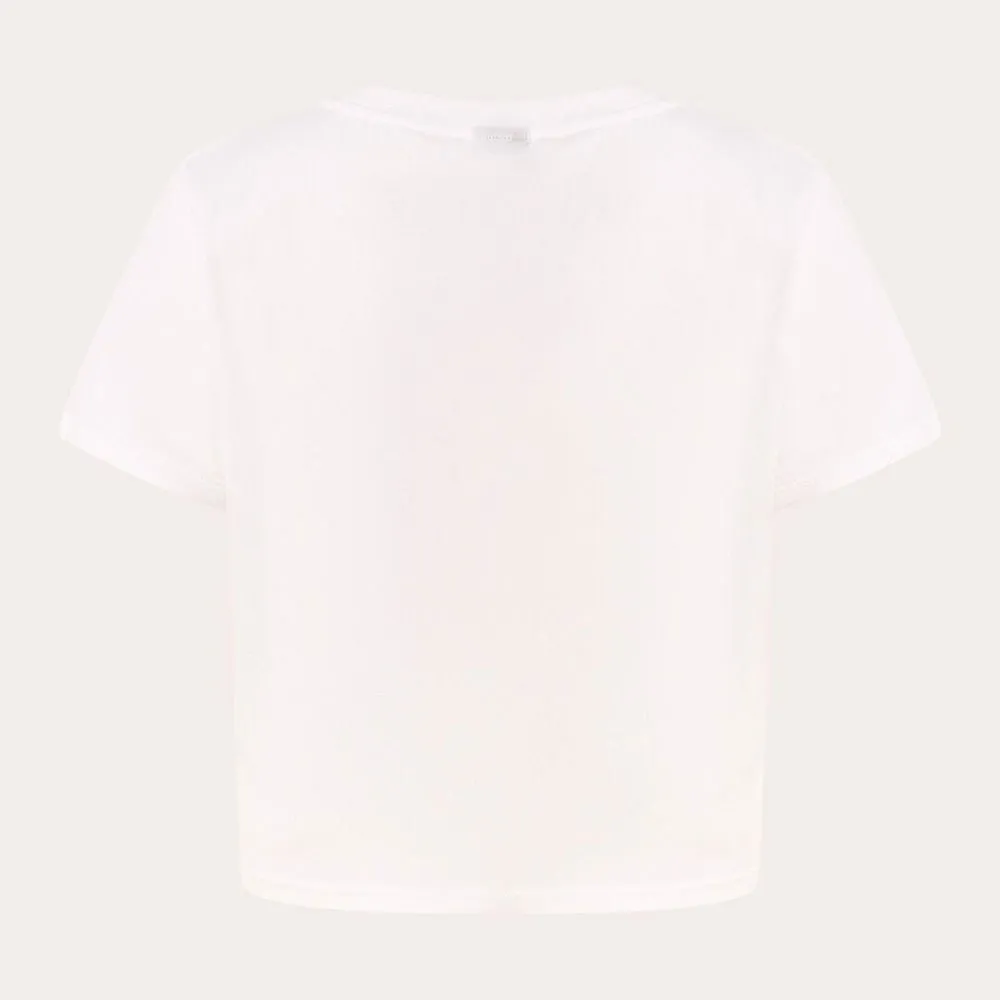 Oakley Pursuit Crop T-shirt Med Korta ärmar, White Oakley Pursuit Crop T-shirt Med Korta ärmar, White