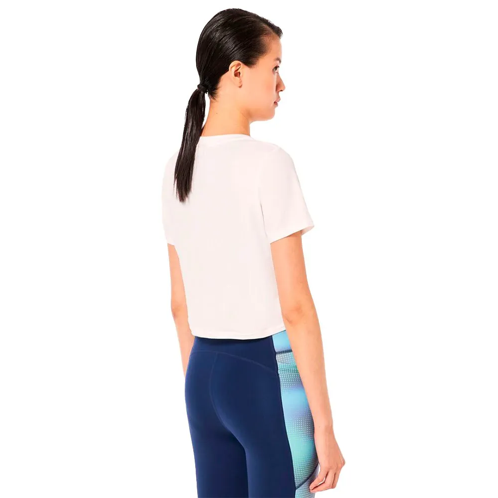 Oakley Pursuit Crop T-shirt Med Korta ärmar, White Oakley Pursuit Crop T-shirt Med Korta ärmar, White