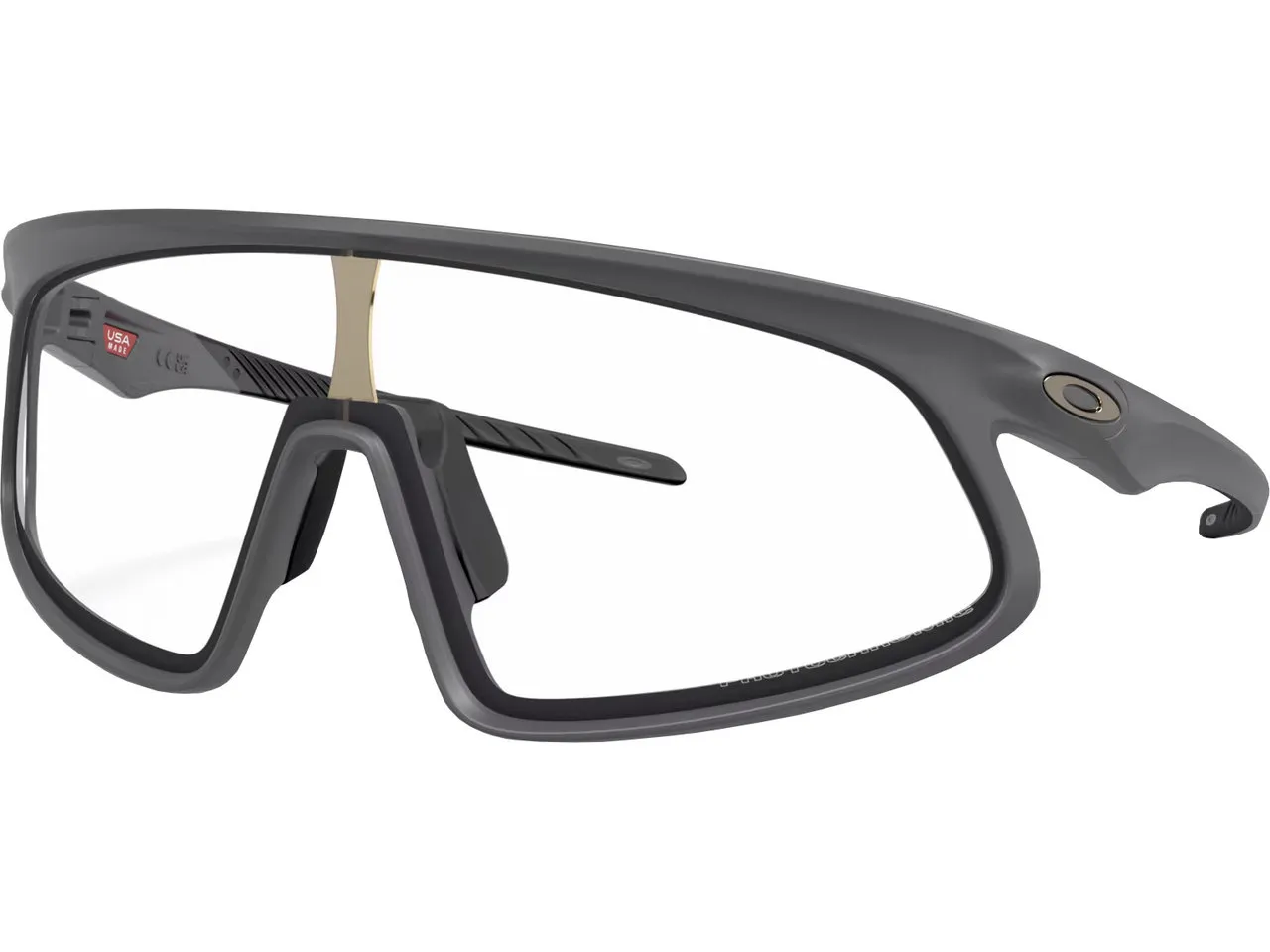 Oakley RSLV Photochromic Sportbrille, Matte Carbon Photochromic Oakley RSLV Photochromic Sportbrille, Matte Carbon Photochromic