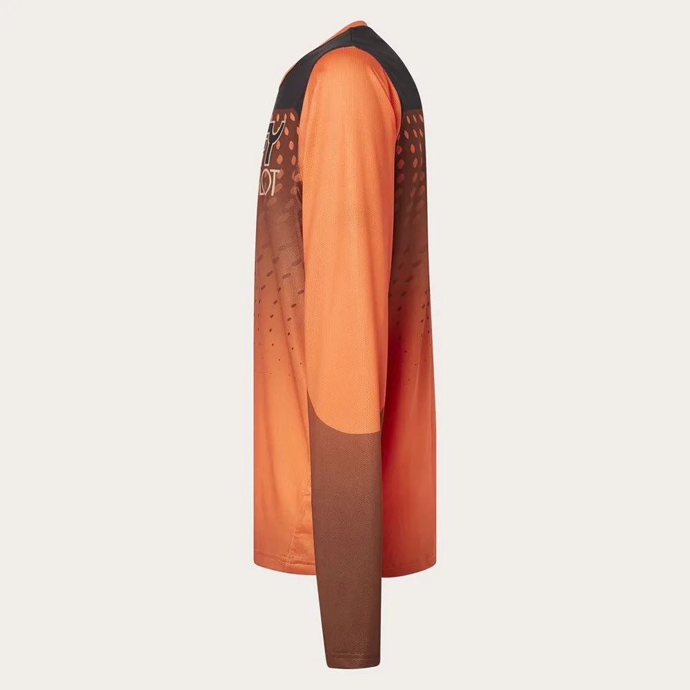 Oakley Seeker Gradient Långärmad Trikå, Gradient ellipse orange, S