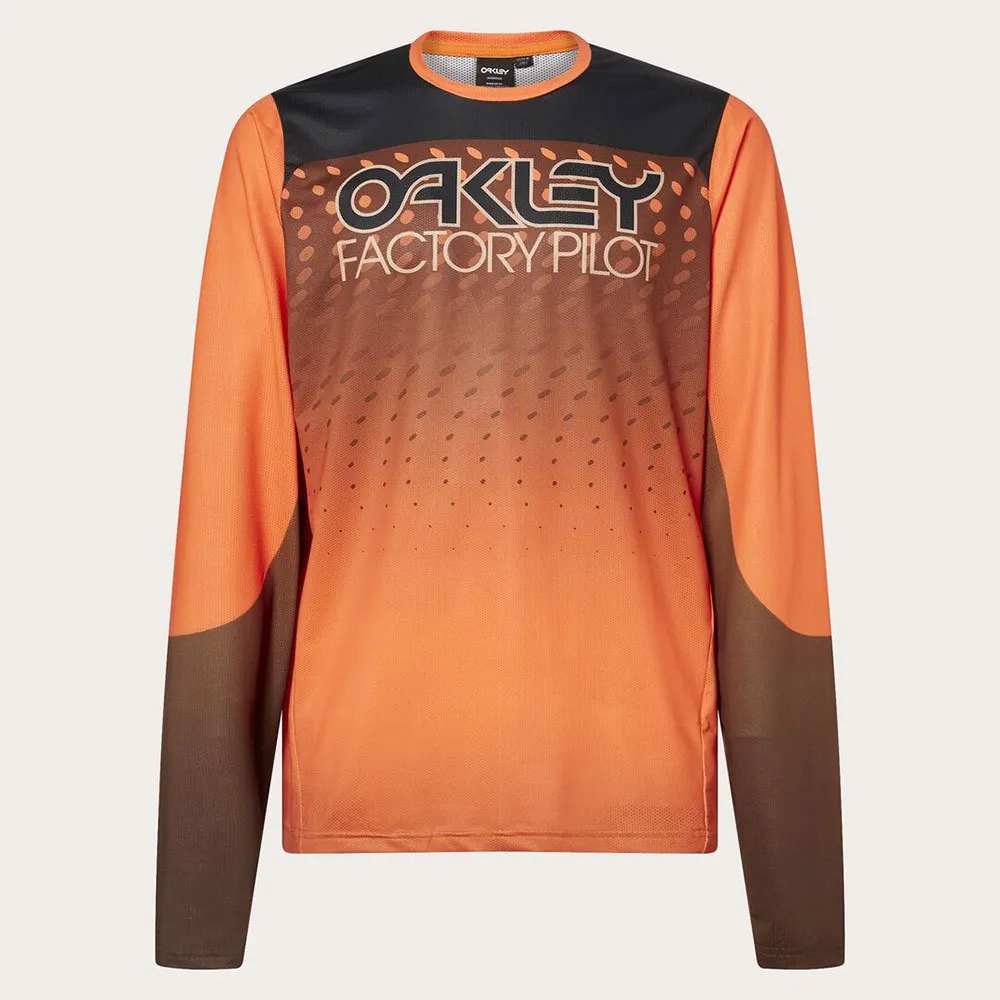Oakley Seeker Gradient Långärmad Trikå, Gradient ellipse orange, S