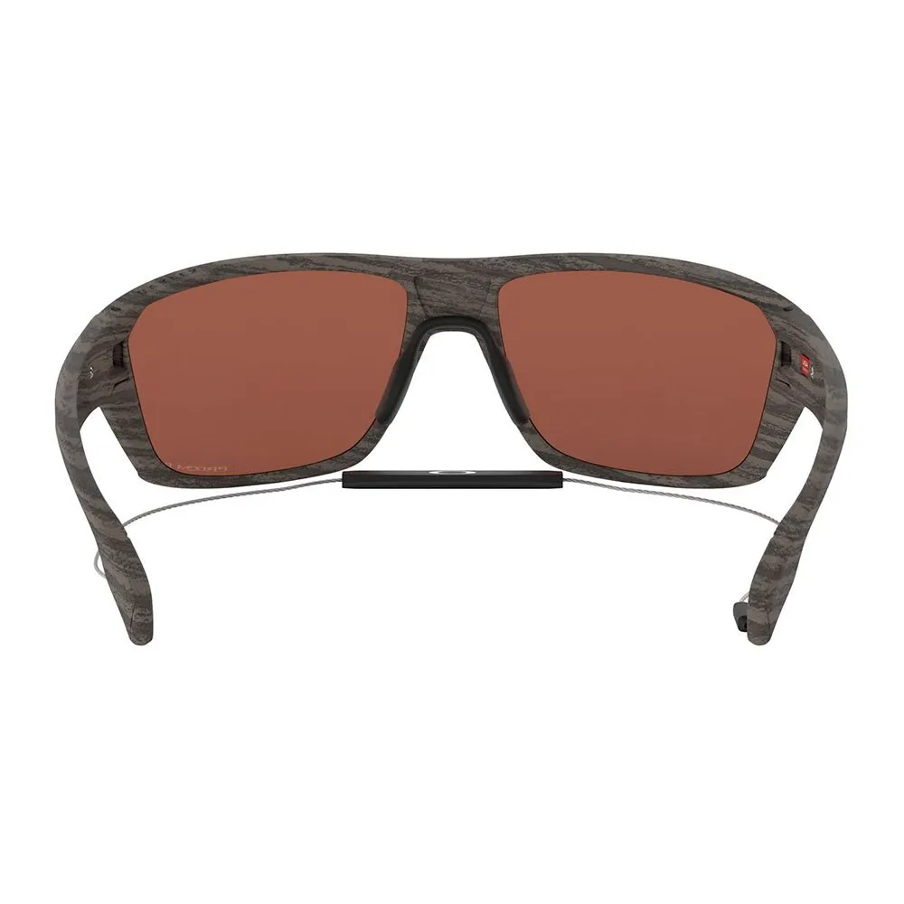Oakley Split Shot Prizm Deep Water Polariserade Solglasögon, Woodgrain, Prizm Deep H2O Polarized/CAT3