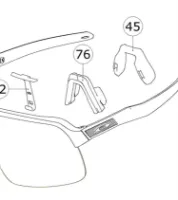 Oakley Sutro Lite Nose Pad Oakley Sutro Lite Nose Pad