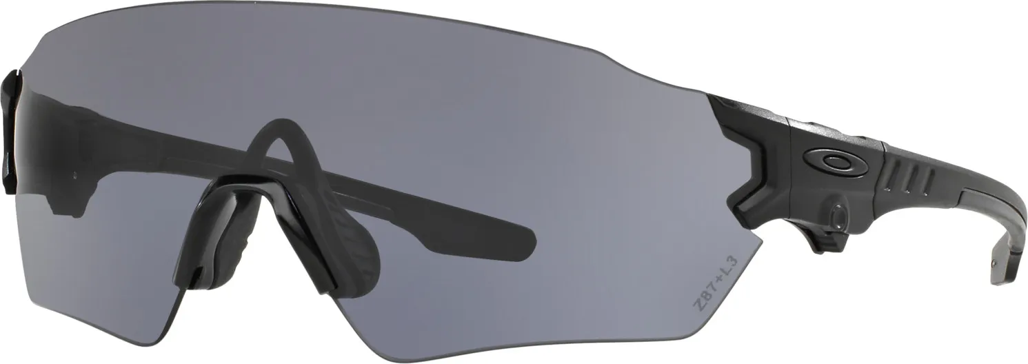 Oakley Tombstone Spoil Industrial Safety Glass, Matte Black Grey, One Size