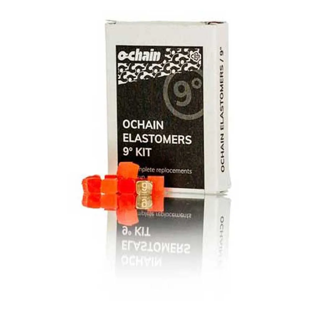 Ochain 00-03 9º Utbyteselastomersats, Red, One Size