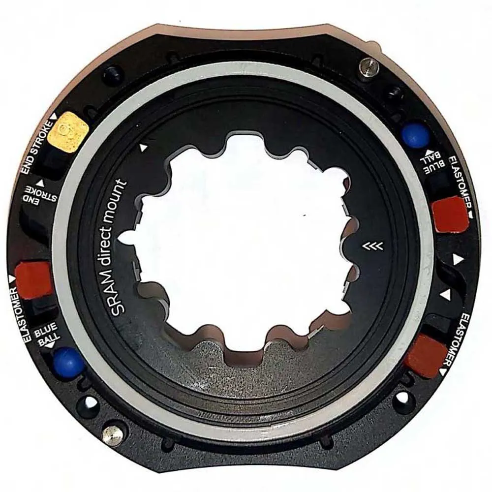 Ochain 00-03 9º Utbyteselastomersats, Red, One Size