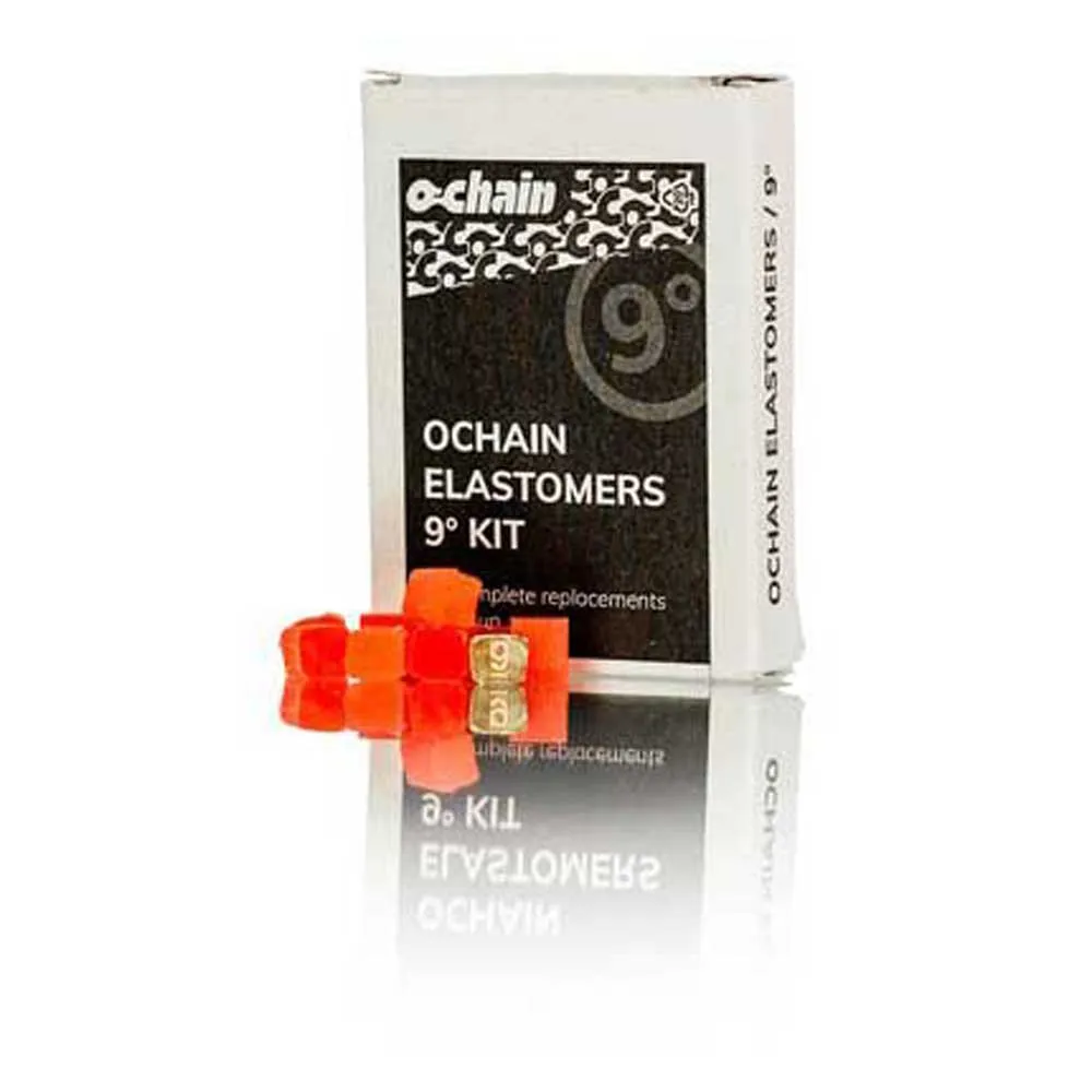 Ochain 04-05 9º Utbyteselastomersats, Red, One Size Ochain 04-05 9º Utbyteselastomersats, Red, One Size