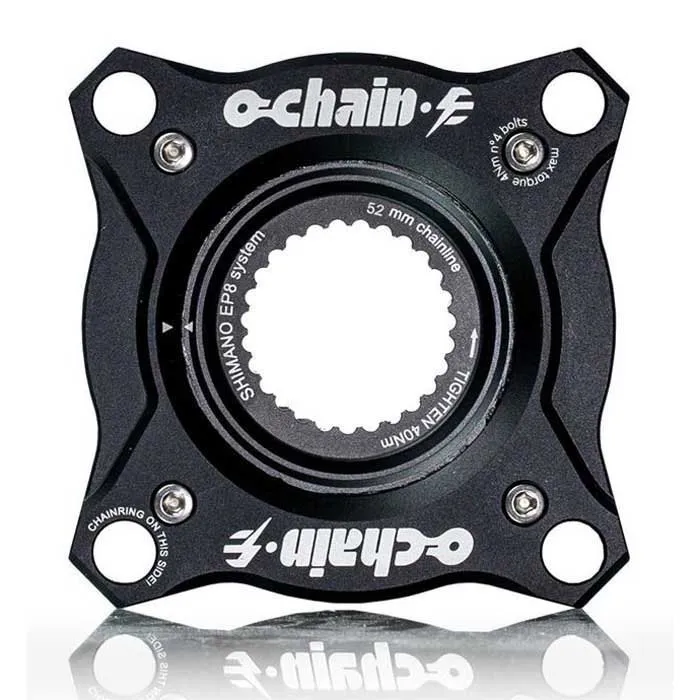 Ochain Anti Pedal Kickback E-bike Shimano Ep8 Spindel, Black, 104mm